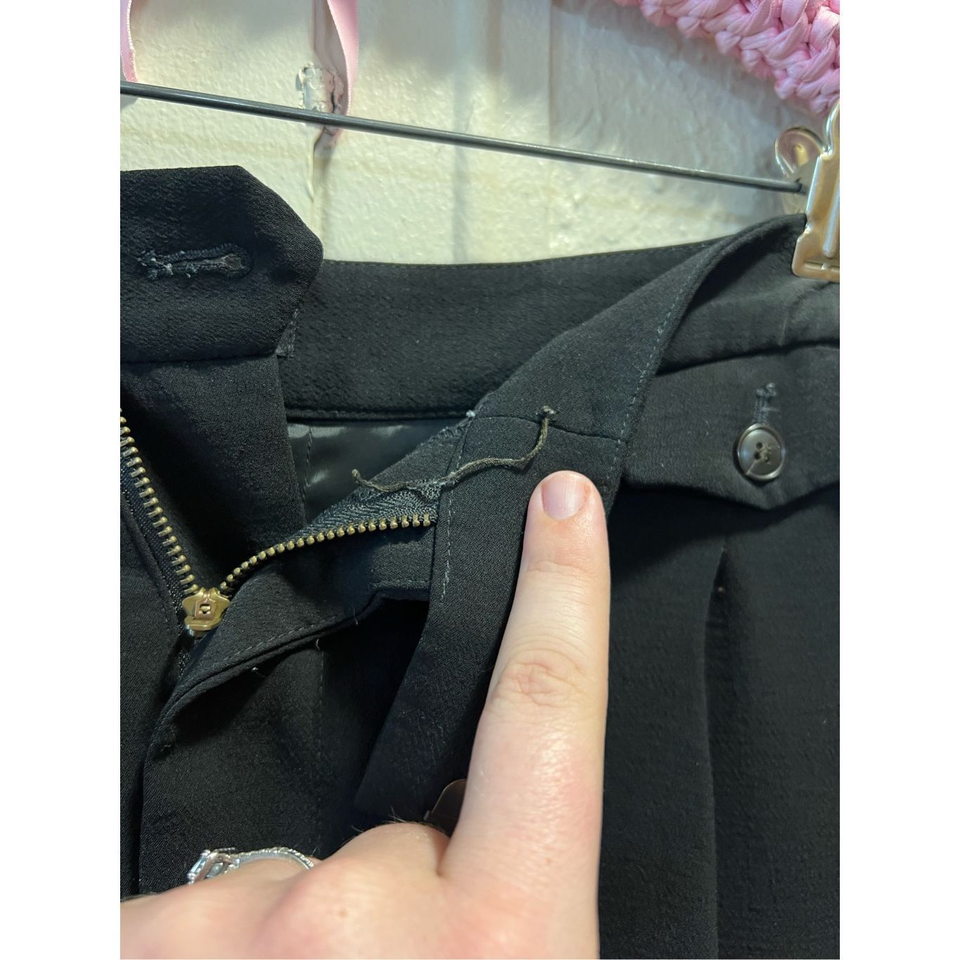 Madewell Madewell Black Dress Pants Woman’s Size 16 - Flawed/ Missing Size 38" / US 16 / IT 52 - 5 Thumbnail