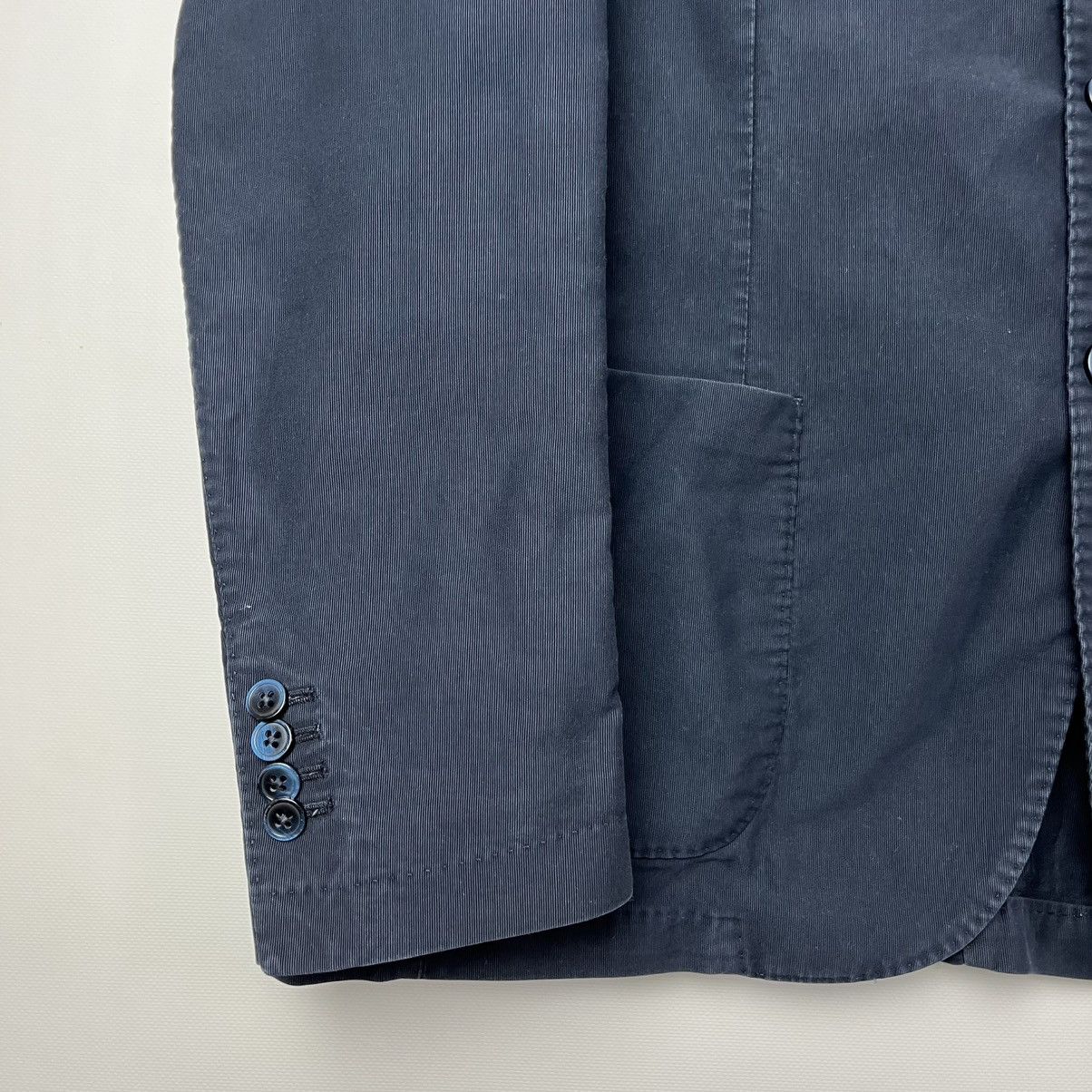 L.B.M. 1911 L.B.M. 1911 Navy Workwear-Inspired Blazer – Stand Collar Size 50L - 3 Thumbnail