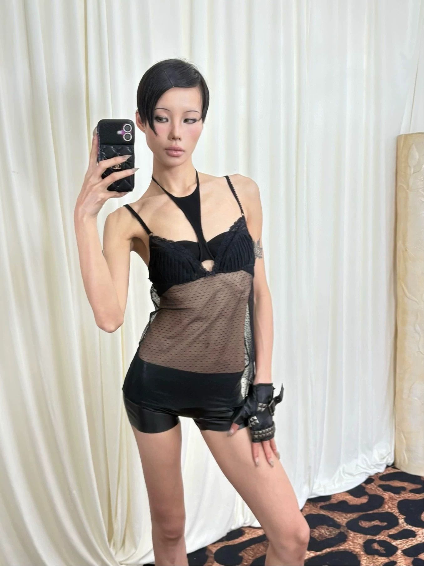 Dolce & Gabbana D&G Vintage Sheer Polka Dot Camisole 40 NWT Size S / US 4 / IT 40 - 1 Thumbnail
