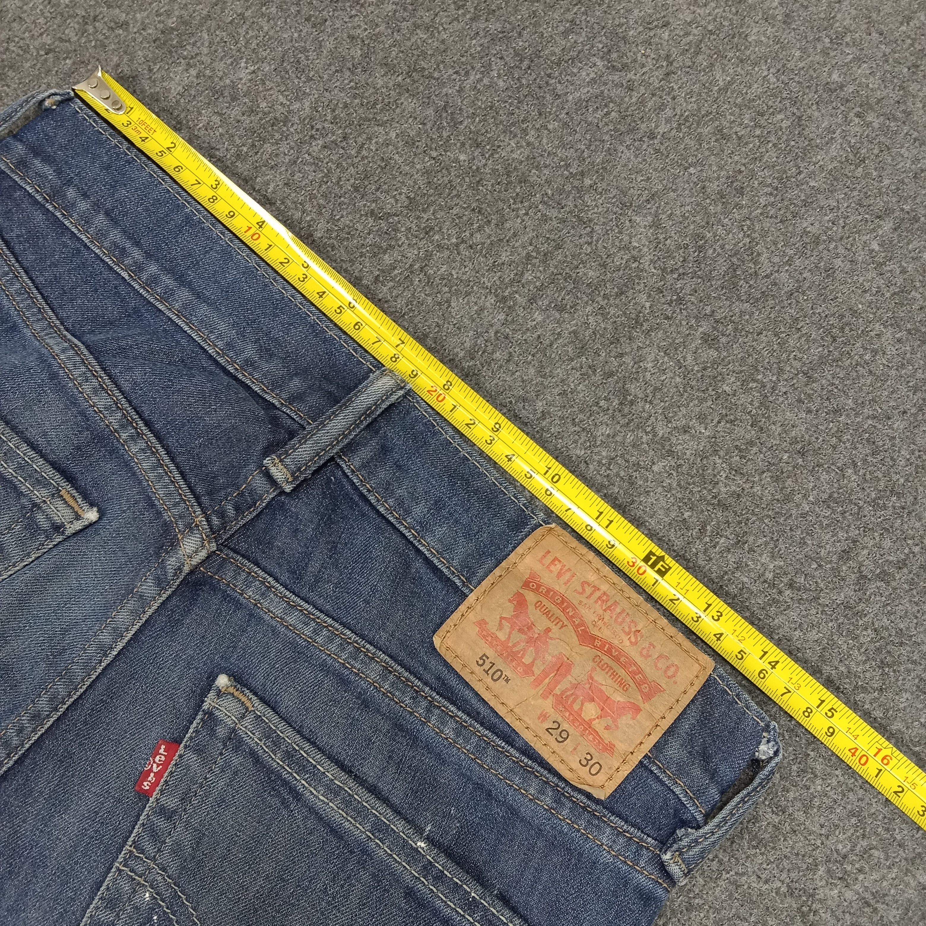 Levi's × Vintage Levi's 510 American Distressed Style Denim Jeans Size US 29 - 8 Thumbnail