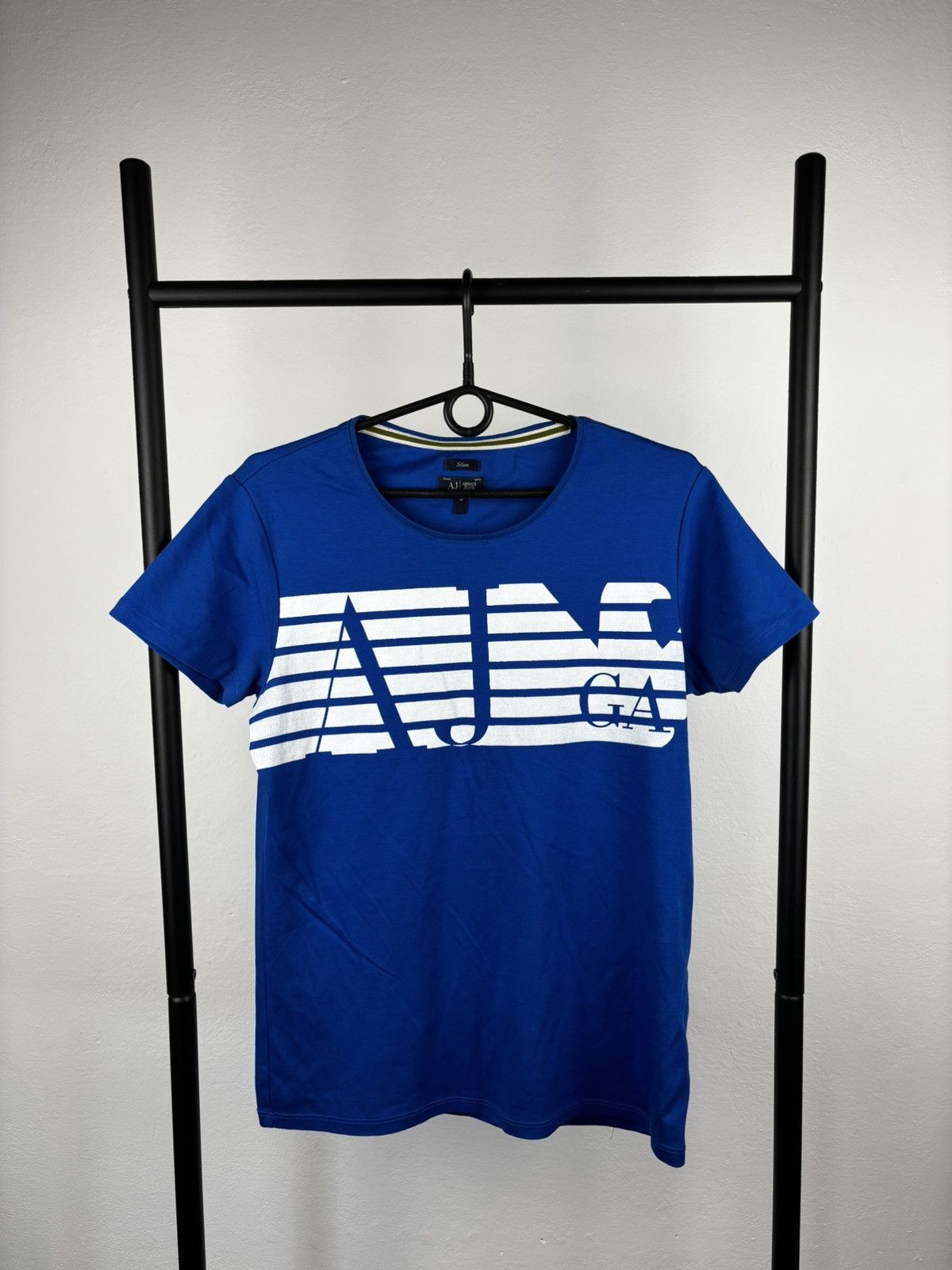 Armani Armani Jeans big logo t shirt size M Size US M / EU 48-50 / 2 - 1 Thumbnail
