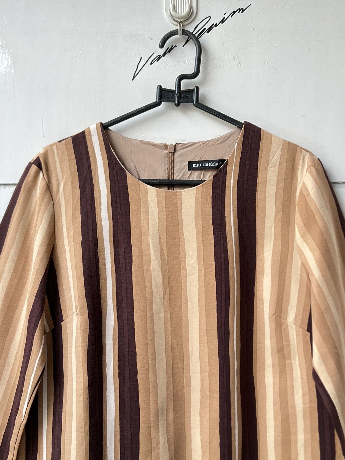 Marimekko MARIMEKKO Striped Midi Dress Size XS / US 0-2 / IT 36-38 - 18 Thumbnail