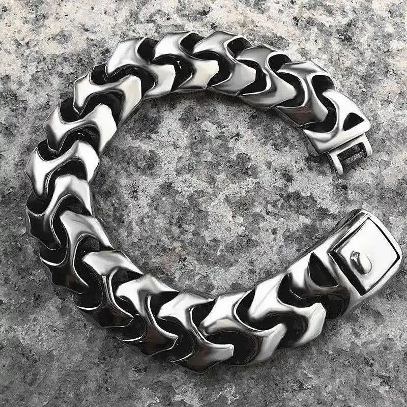Vintage Dragon Shape Bracelet Silver Boho Punk Gothic Rock Size ONE SIZE - 5 Thumbnail