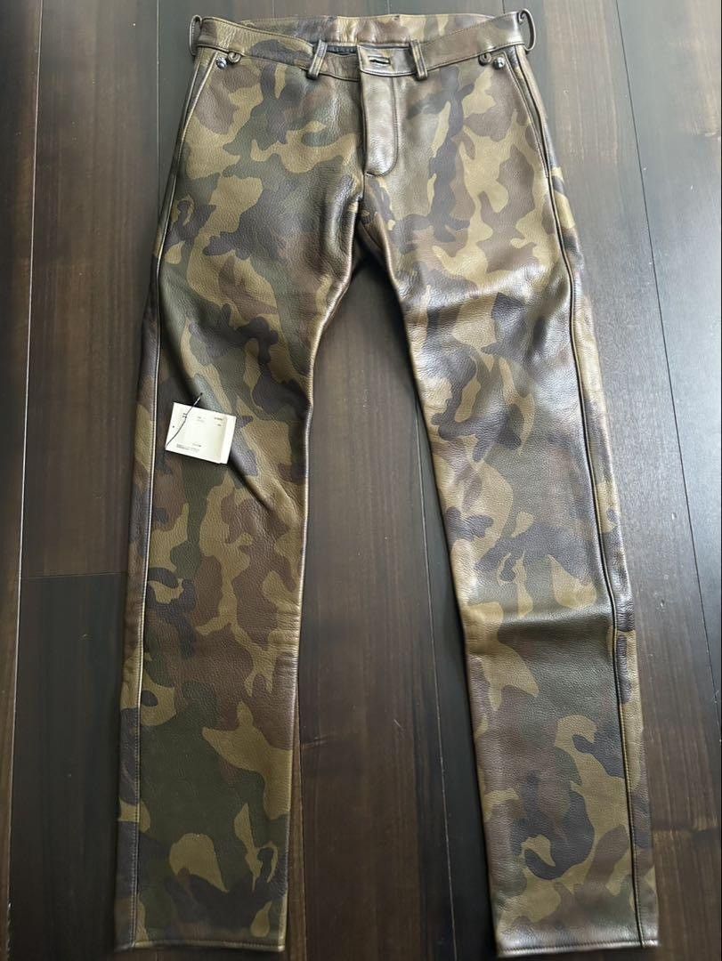 CH Military Camo Leather Pants