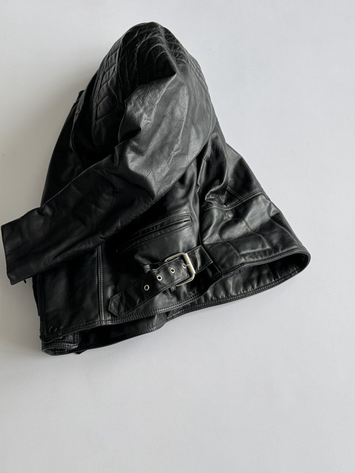 Vintage Vintage 1980s Golden Crown by Bristol Moto Leather Jacket Size US L / EU 52-54 / 3 - 7 Thumbnail