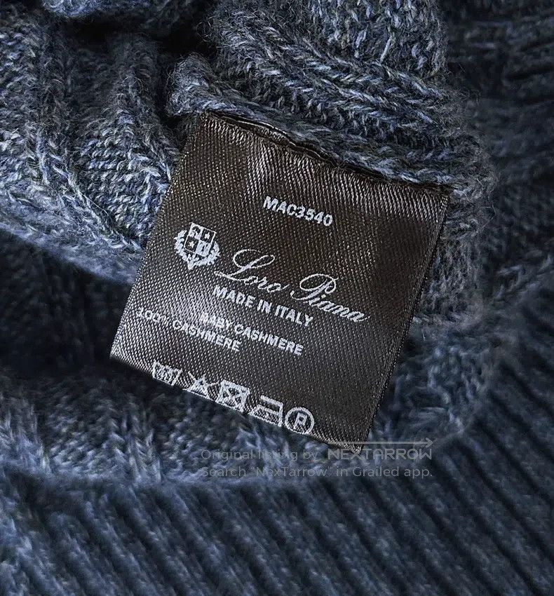 Loro Piana Loro Piana Classic baby cashmere twist crewneck knitted sw Size US L / EU 52-54 / 3 - 4 Thumbnail