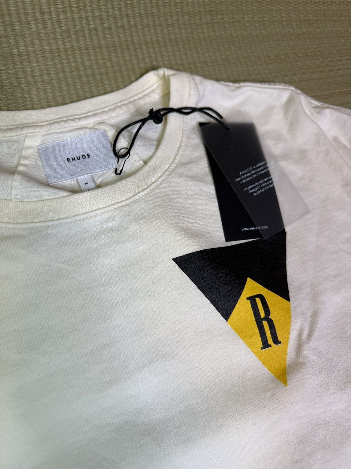 Rhude New Rhude Blood And Mud Off Road Tee Shirt Cream Size M Size US S / EU 44-46 / 1 - 1 Thumbnail
