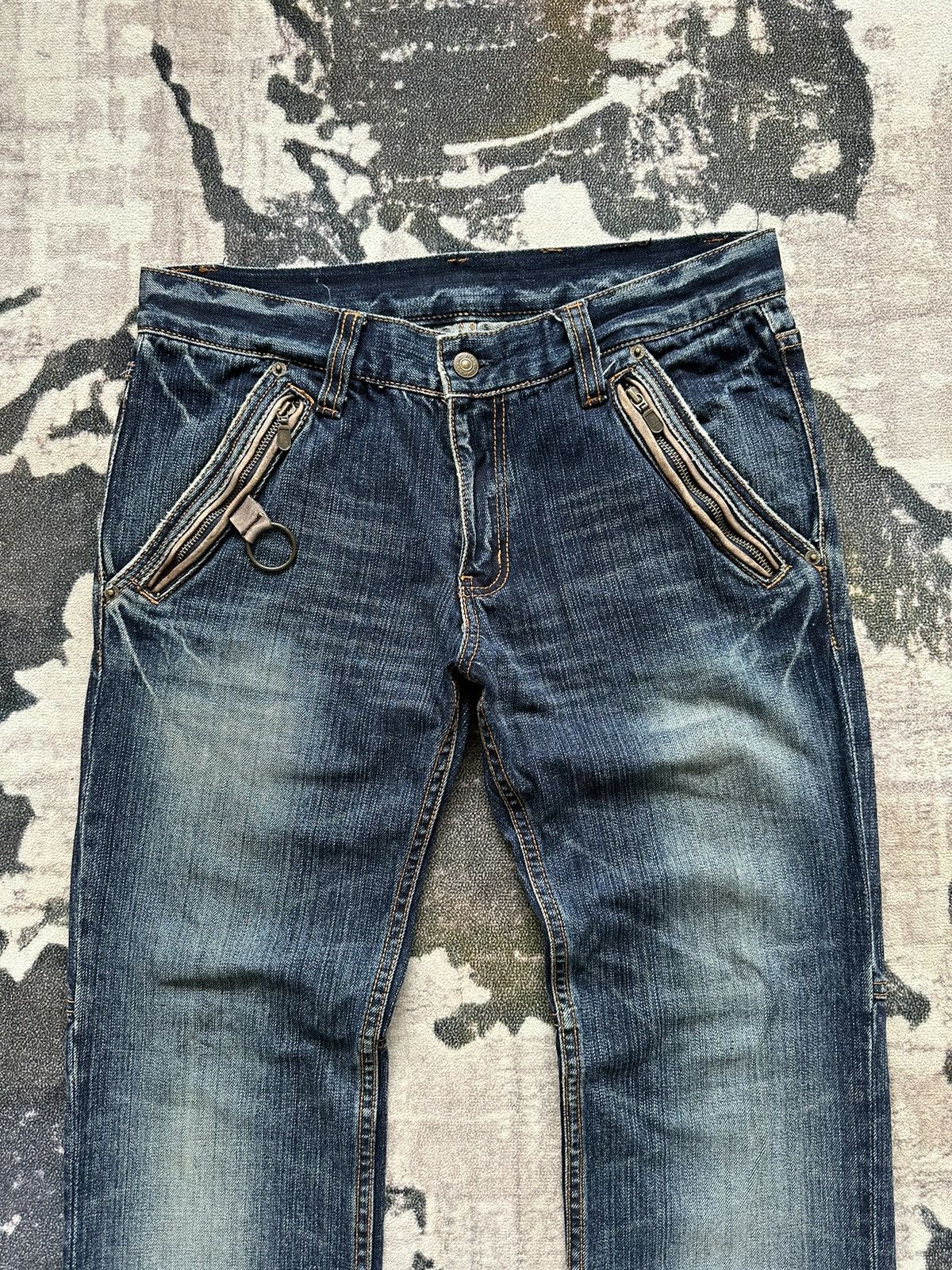 PPFM 2007 PPFM distressed hybrid denim archive Size US 33 - 4 Thumbnail