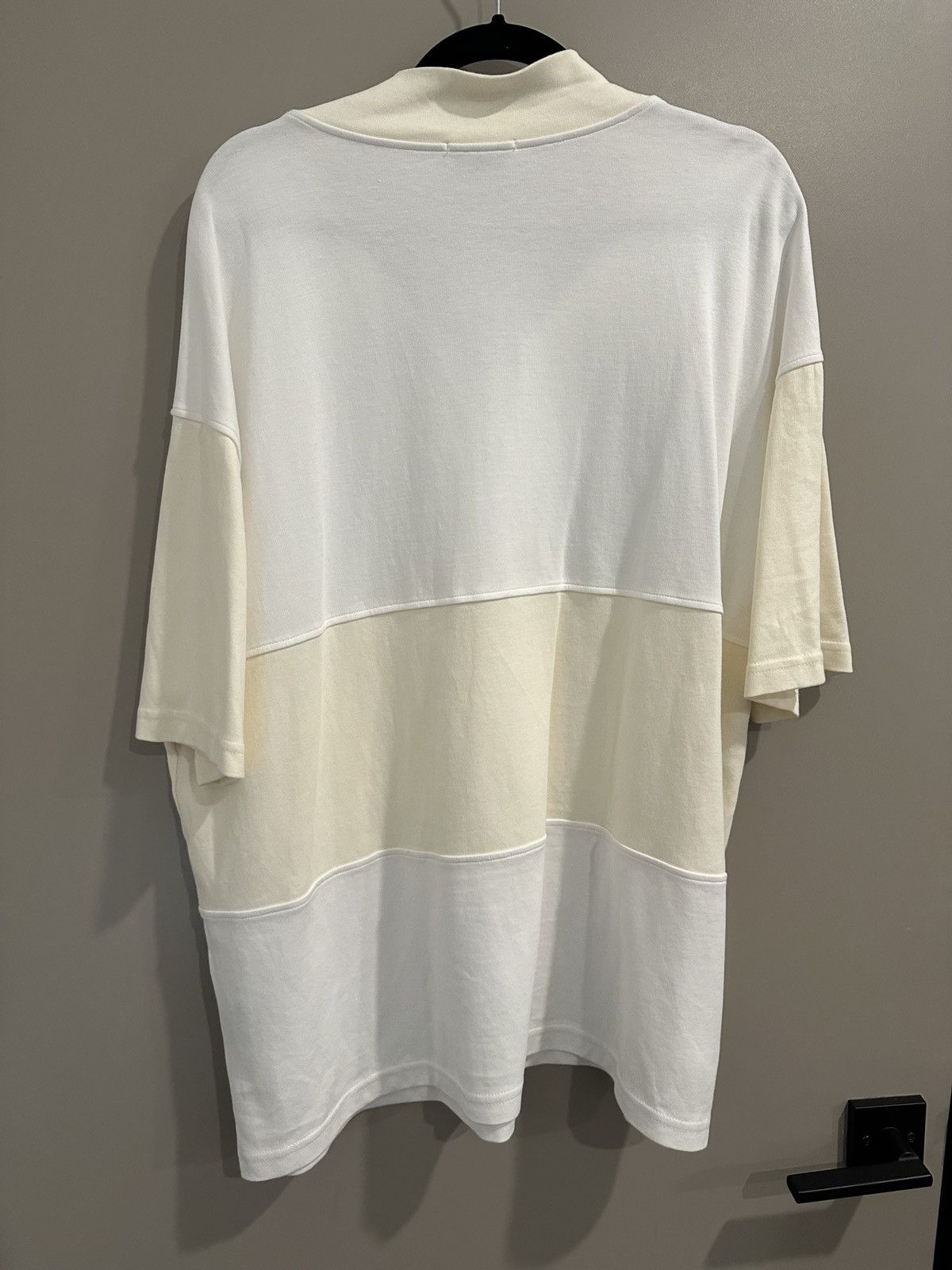 Rhude Rhude White/Cream Panel Zip-Up Henley Size Large Size US L / EU 52-54 / 3 - 6 Thumbnail