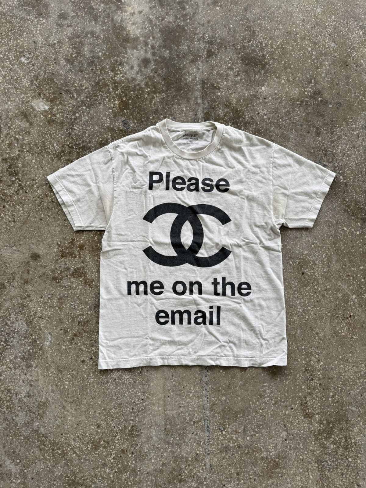 Market CHANEL PLEASE CC ME ON THE EMAIL TEE RARE Size US L / EU 52-54 / 3 - 1 Thumbnail
