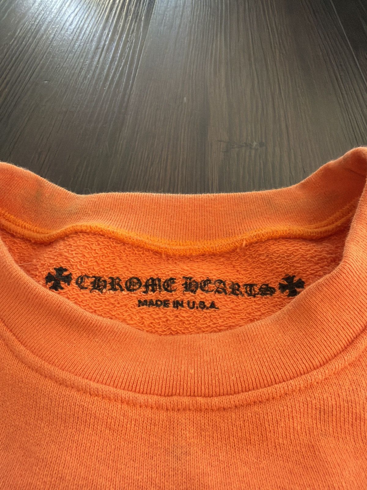 Chrome Hearts Chrome Hearts Orange Dagger Crewneck Size US M / EU 48-50 / 2 - 3 Thumbnail