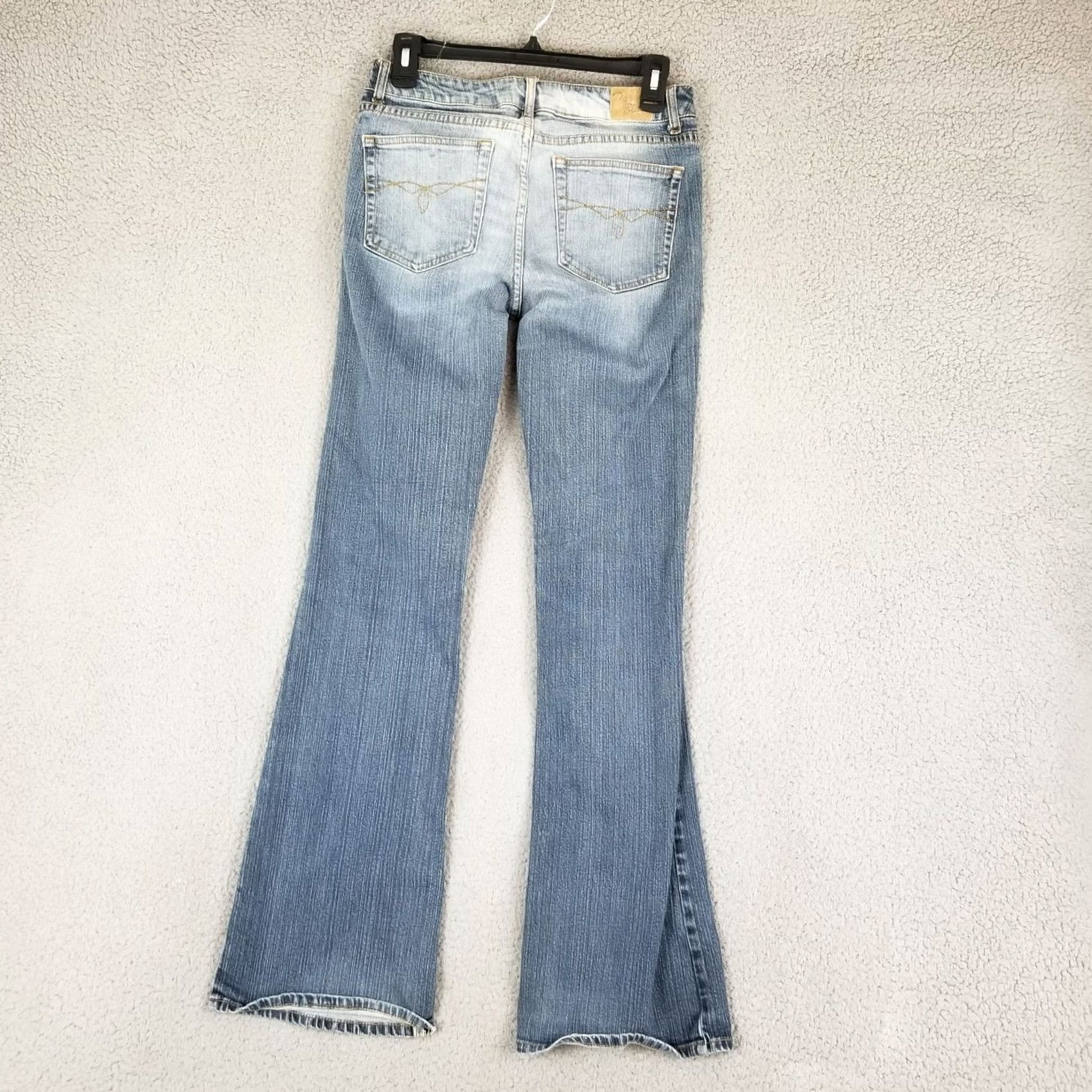 Vintage Paris Blues Jeans Womens 7 Bootcut Jeans Blue Cotton Blend Spandex Denim Flare Low Rise 7 Soulmate Size 28" / US 6 / IT 42 - 2 Thumbnail