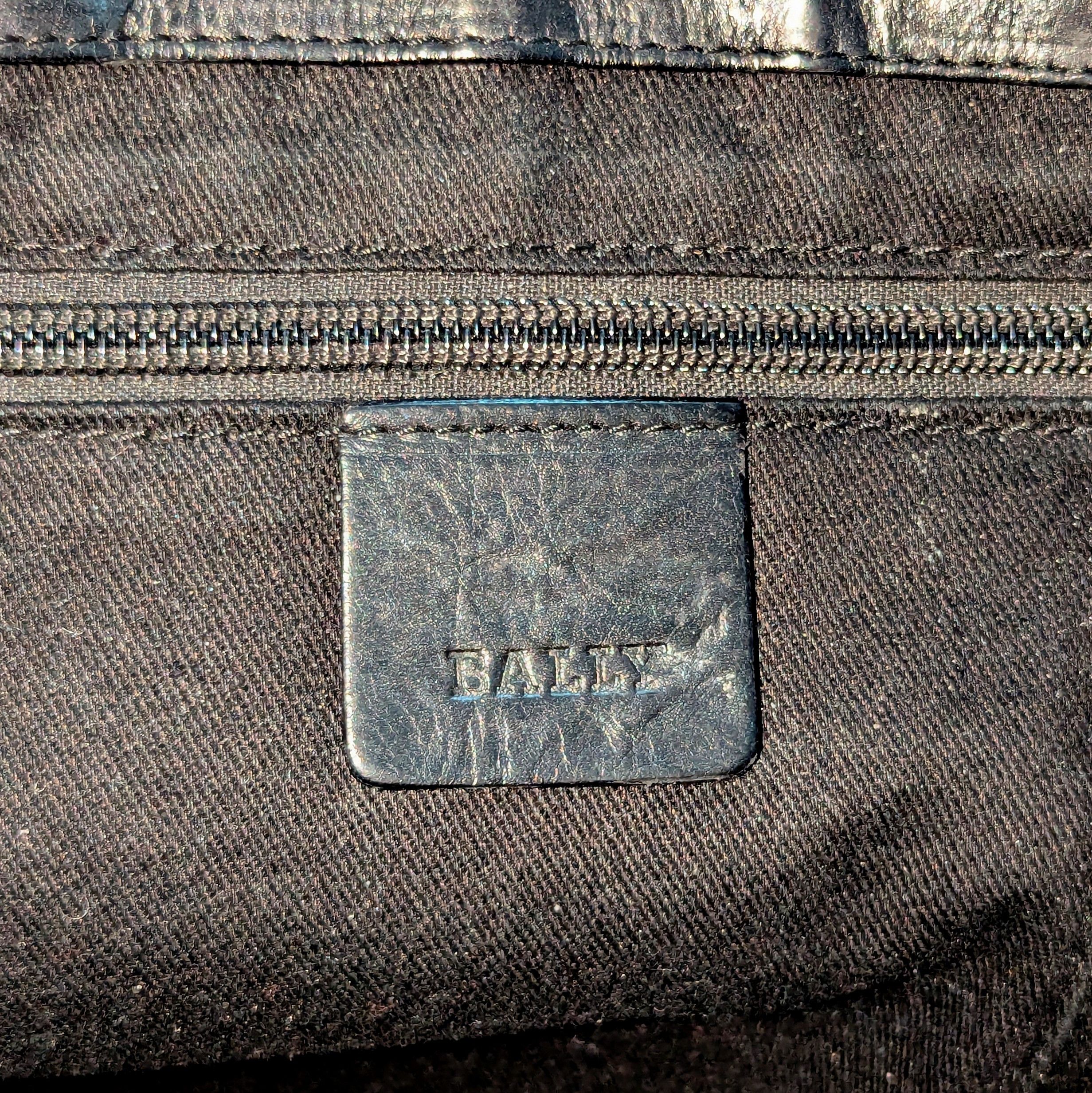 Bally × Leather Bally Crossbody Leather Messenger Bag Made In Italy Luxury Size ONE SIZE - 11 Thumbnail