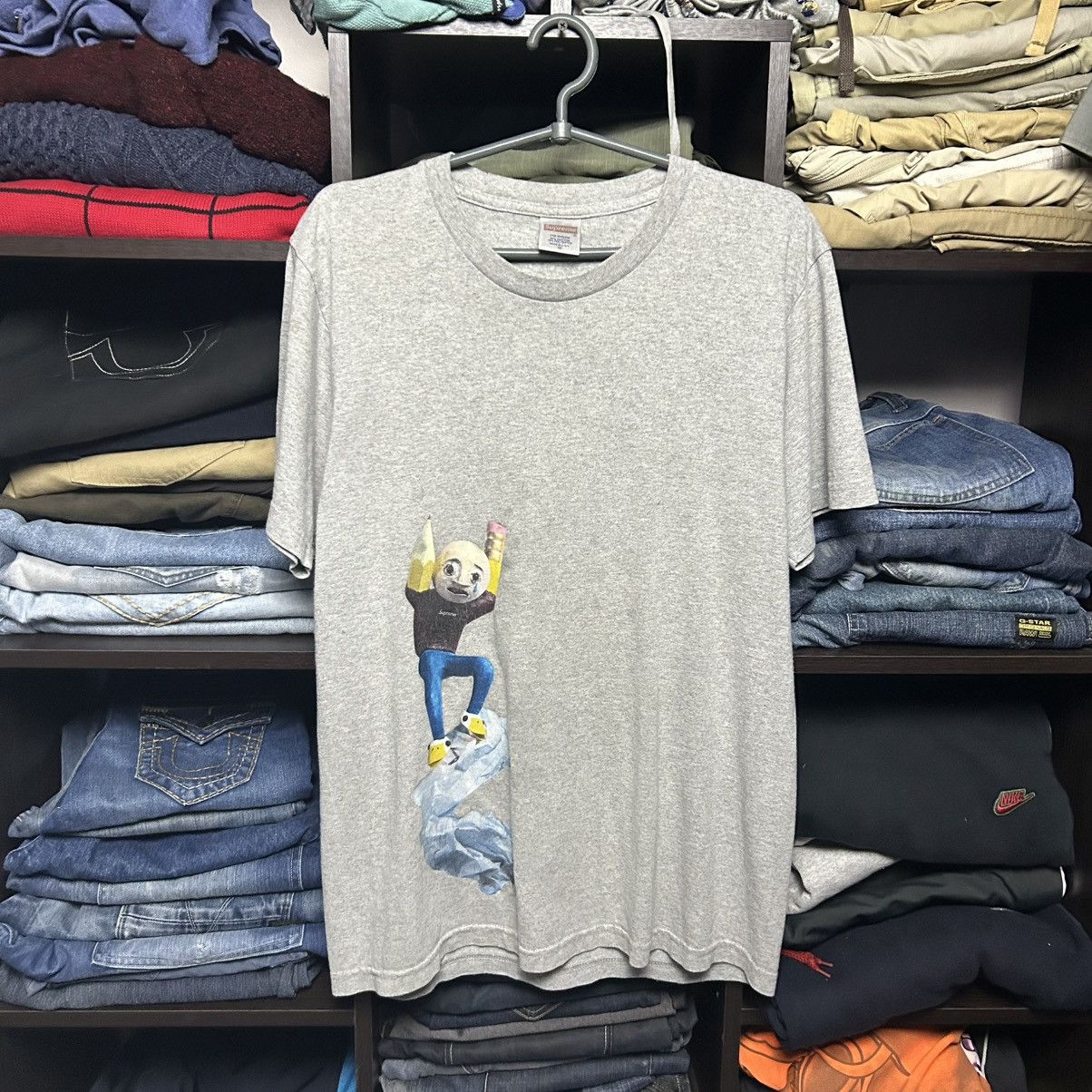 Supreme Luxury Supreme Big Logo Streetwear designer tee size M Size US M / EU 48-50 / 2 - 1 Thumbnail