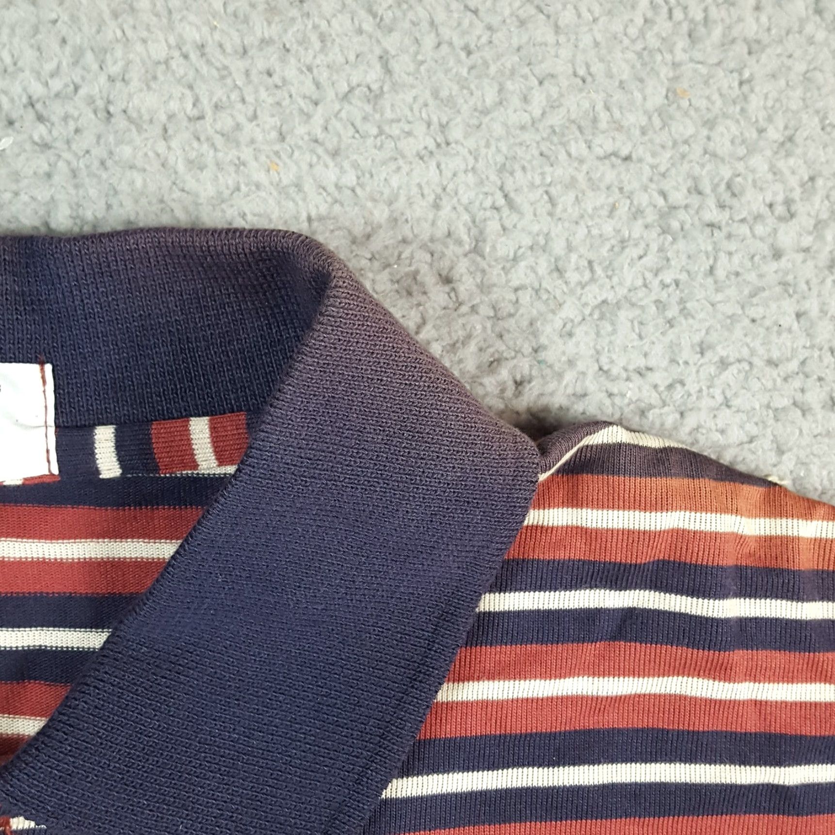 Vintage VINTAGE Y2K Preppy Cleveland Golf Striped Skate Polo Shirt Size US L / EU 52-54 / 3 - 4 Thumbnail