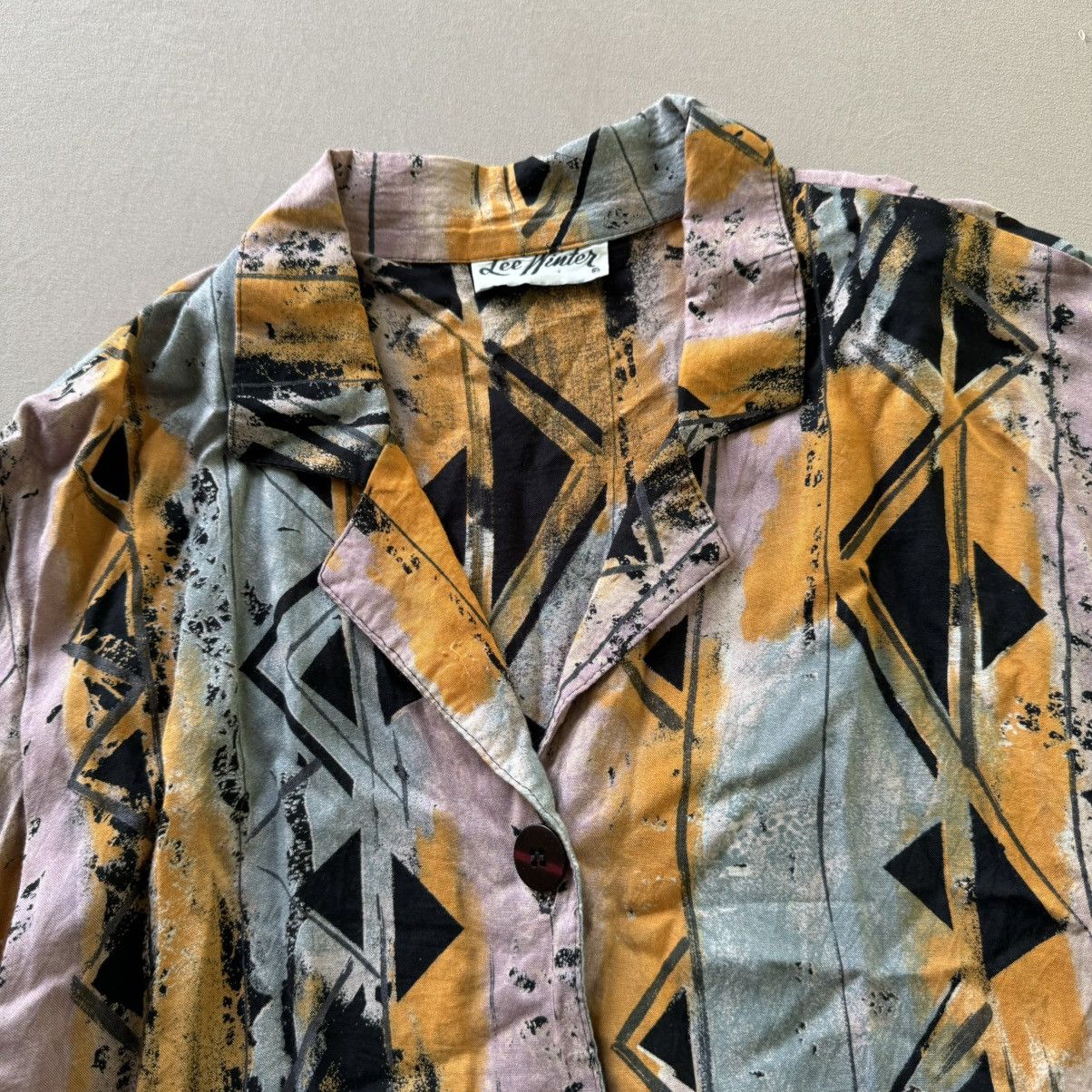 Other Vintage Lee Winter Artisan Resort Collar Shirt Size L / US 10 / IT 46 - 5 Thumbnail