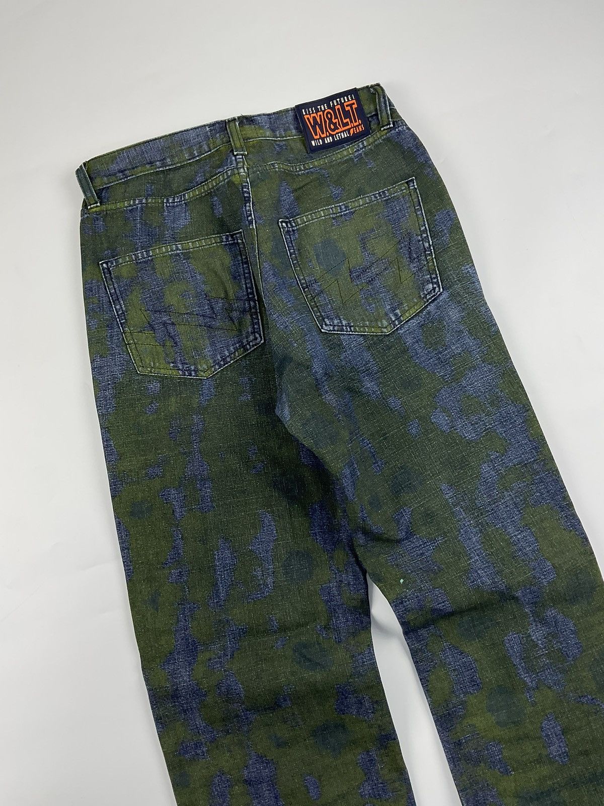 Walter Van Beirendonck Walter Van Beirendonck Hand Painted Moss Jeans Size US 28 / EU 44 - 7 Thumbnail
