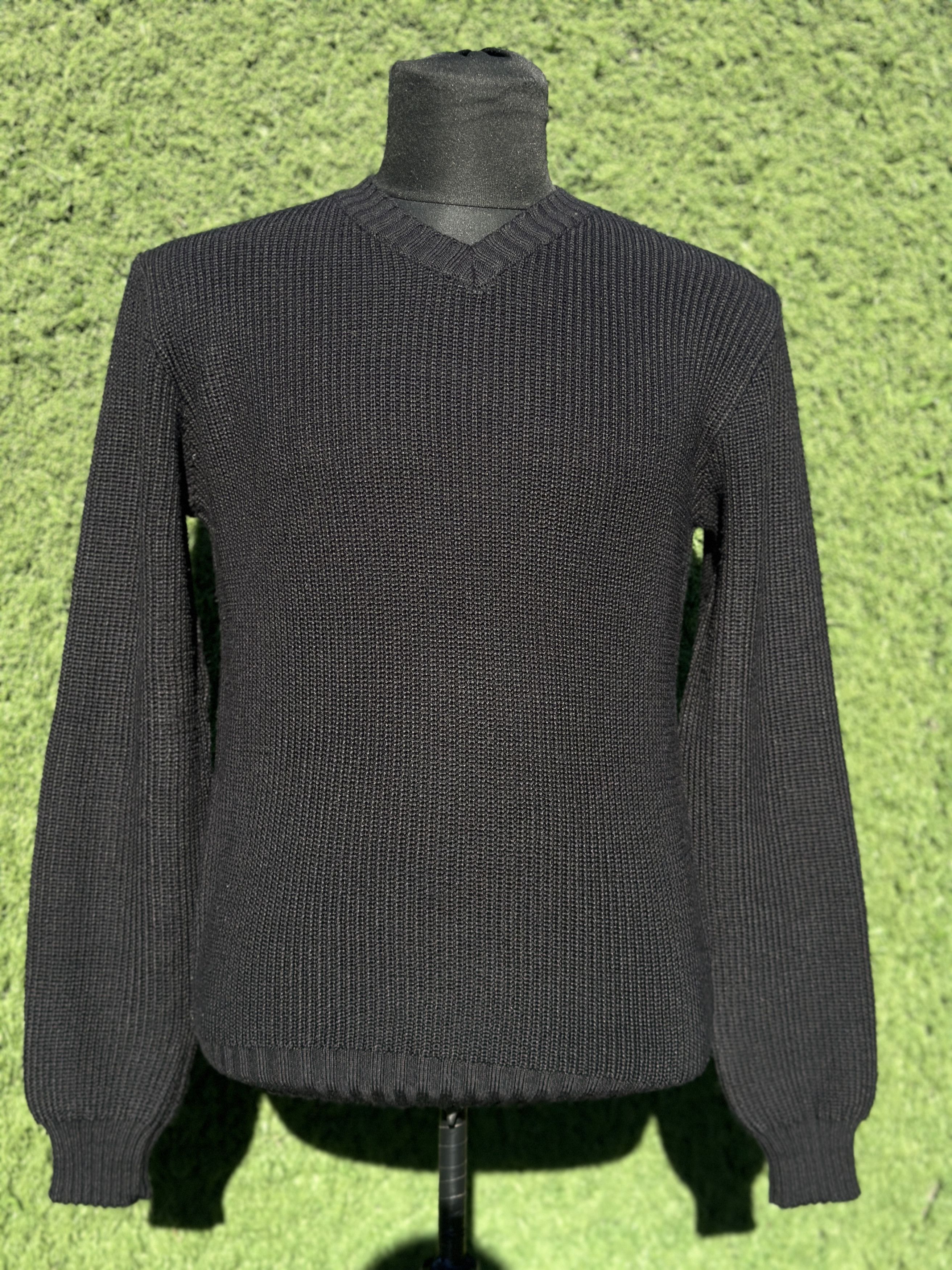 Luxury × Prada × Vintage Vintage Prada Sport Black Knitted Wool