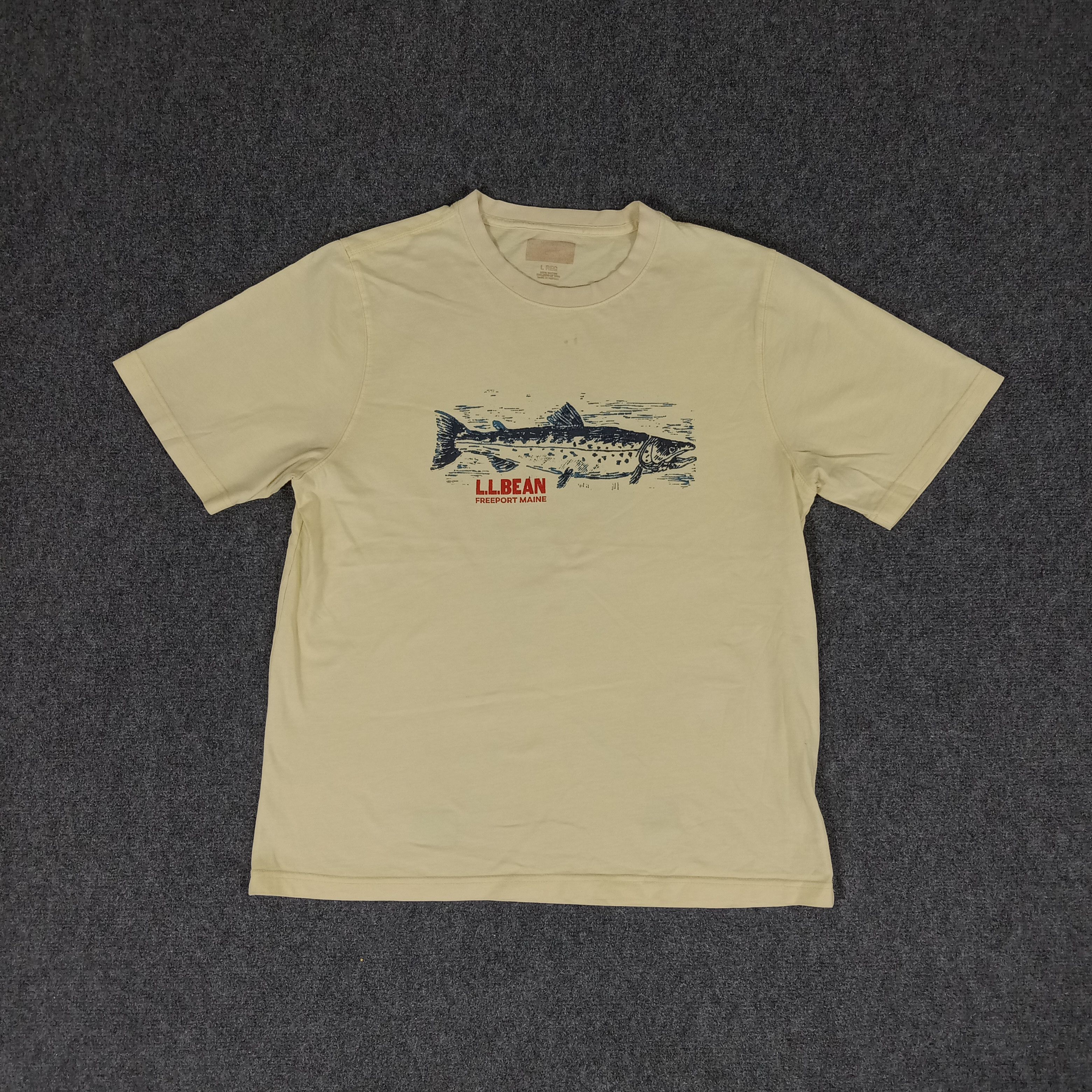 L.L. Bean × Vintage L.L. Beans Freeport Maine Outdoor Style Tshirt Size US L / EU 52-54 / 3 - 1 Thumbnail