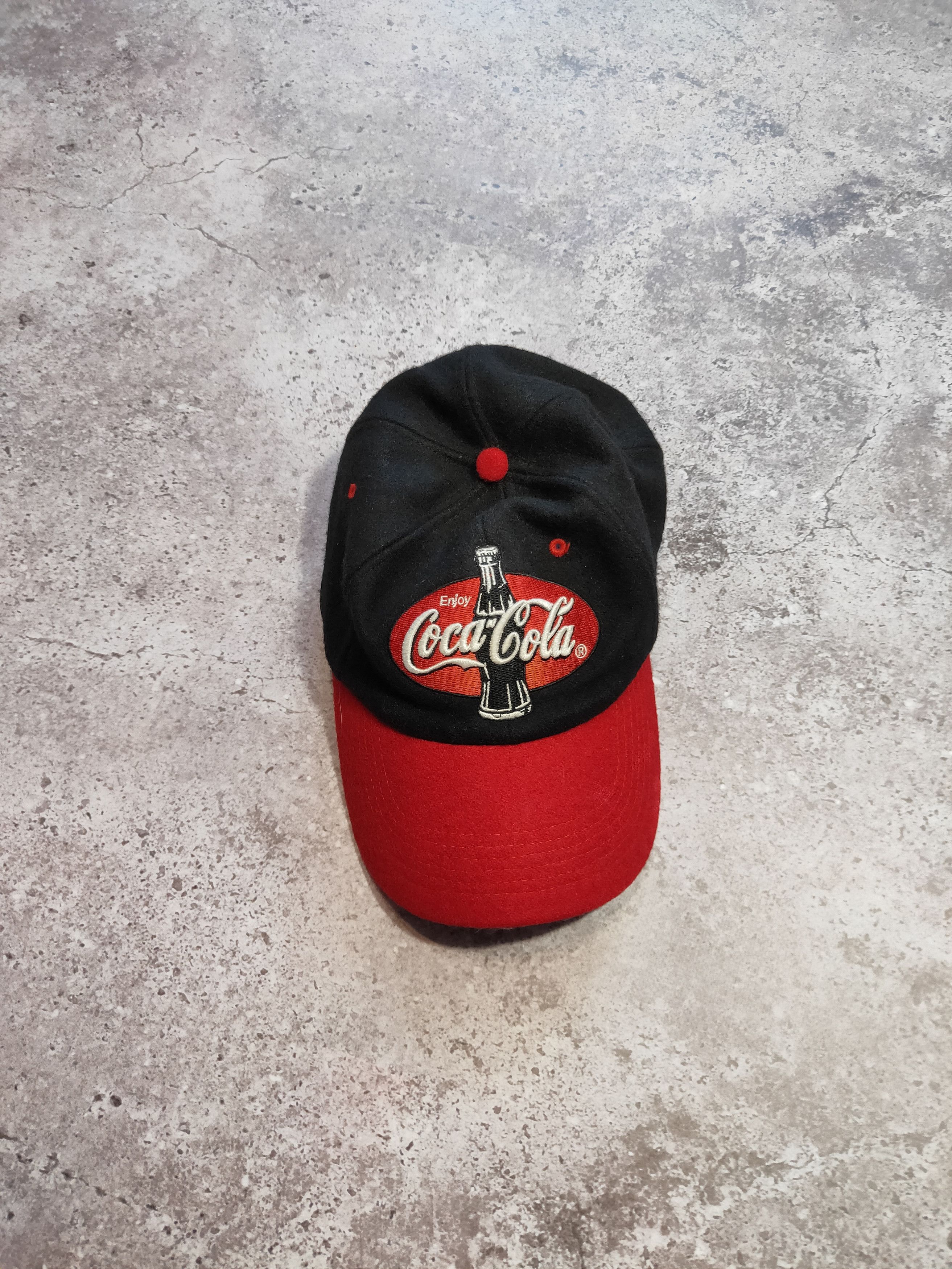 Coca Cola × Vintage Vintage 90s Coca Cola Coke Wool hat rare Size ONE SIZE - 2 Thumbnail
