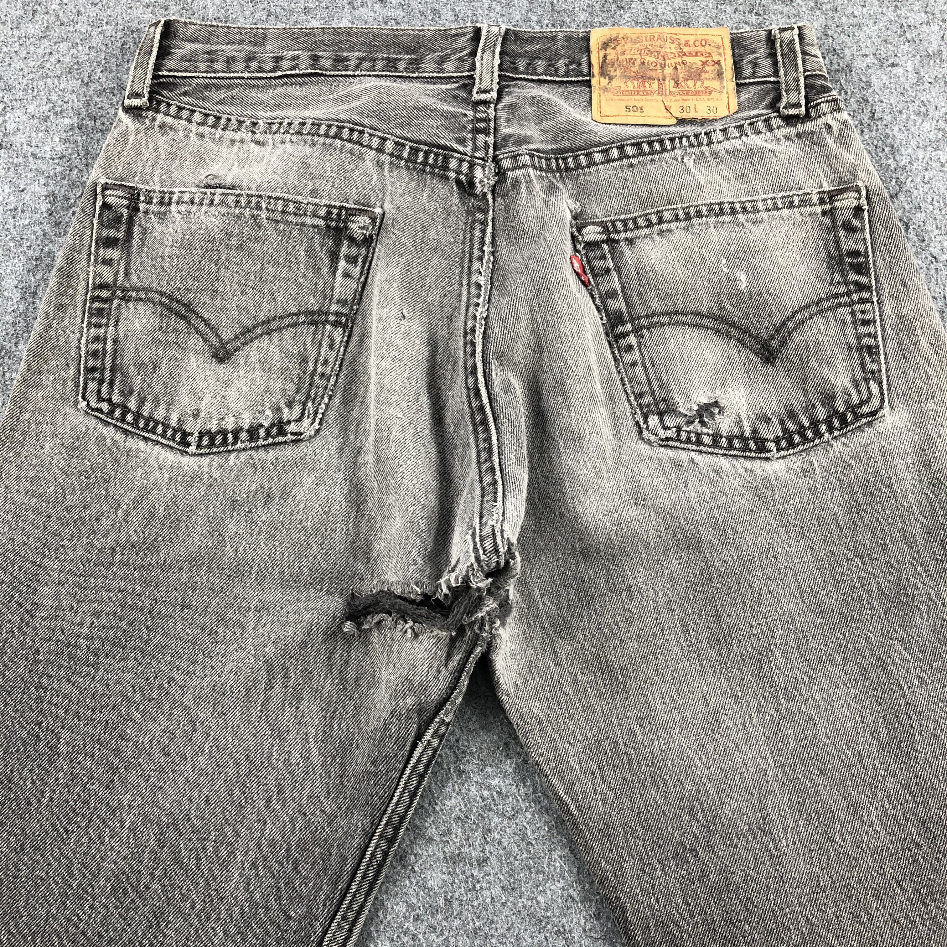 Levi's Vintage 90s Levis 501 Earth Tone Jeans-J1616 Size US 30 / EU 46 - 4 Thumbnail