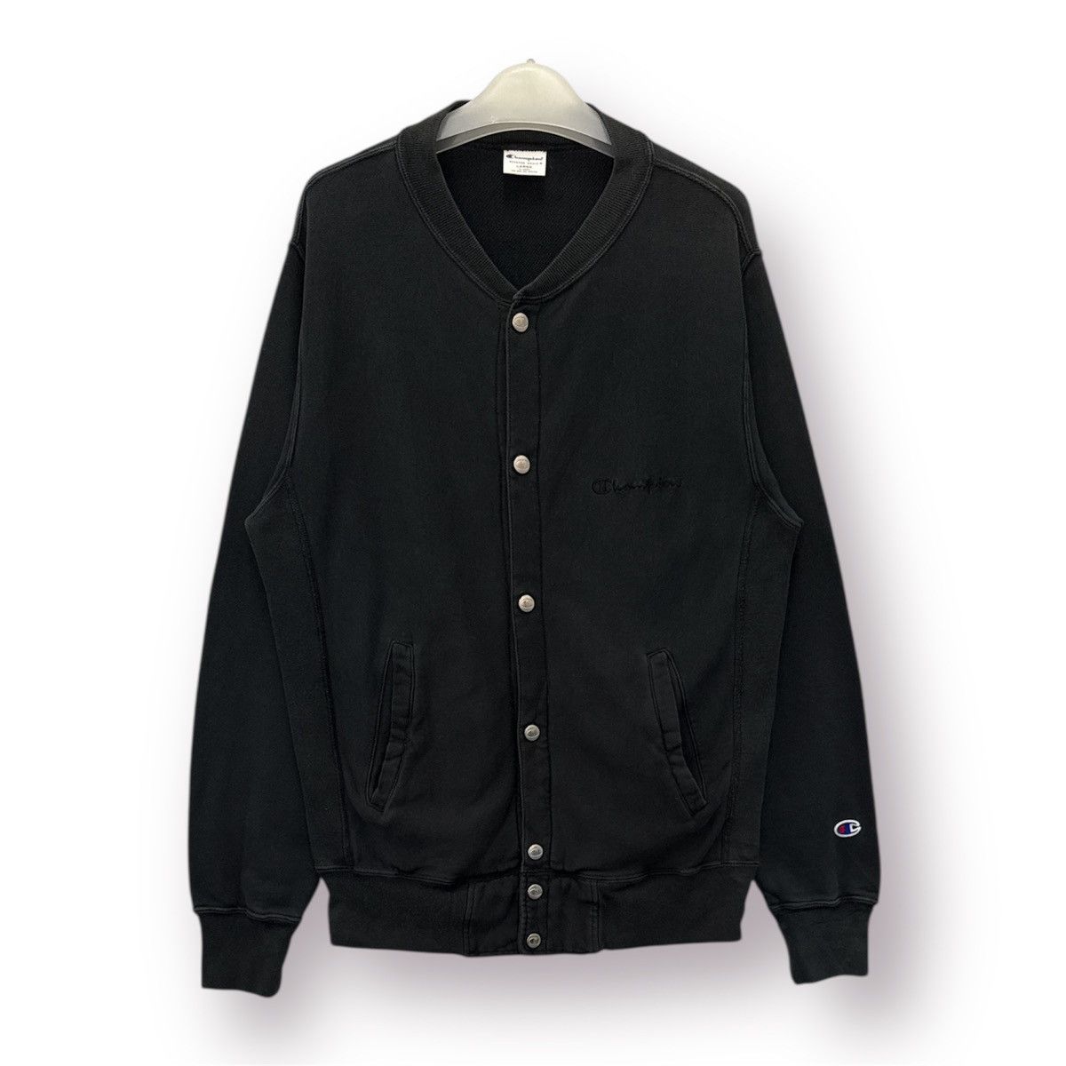 Champion × Vintage 🔥 Champion Smooth Faded Reverse Weave Sweat Varsity - L Size US S / EU 44-46 / 1 - 1 Thumbnail