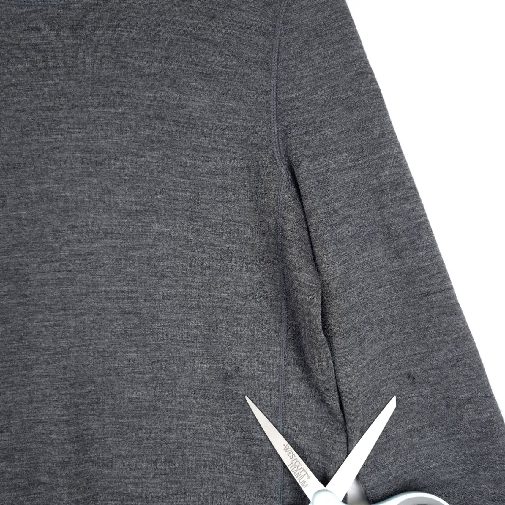 Mission Workshop Mission Workshop Shirt Mens Small Gray Wool Hooded T-Shirt Hooded Shirt Gorpcore Fall Winter Outdoor Sports Size US S / EU 44-46 / 1 - 4 Thumbnail