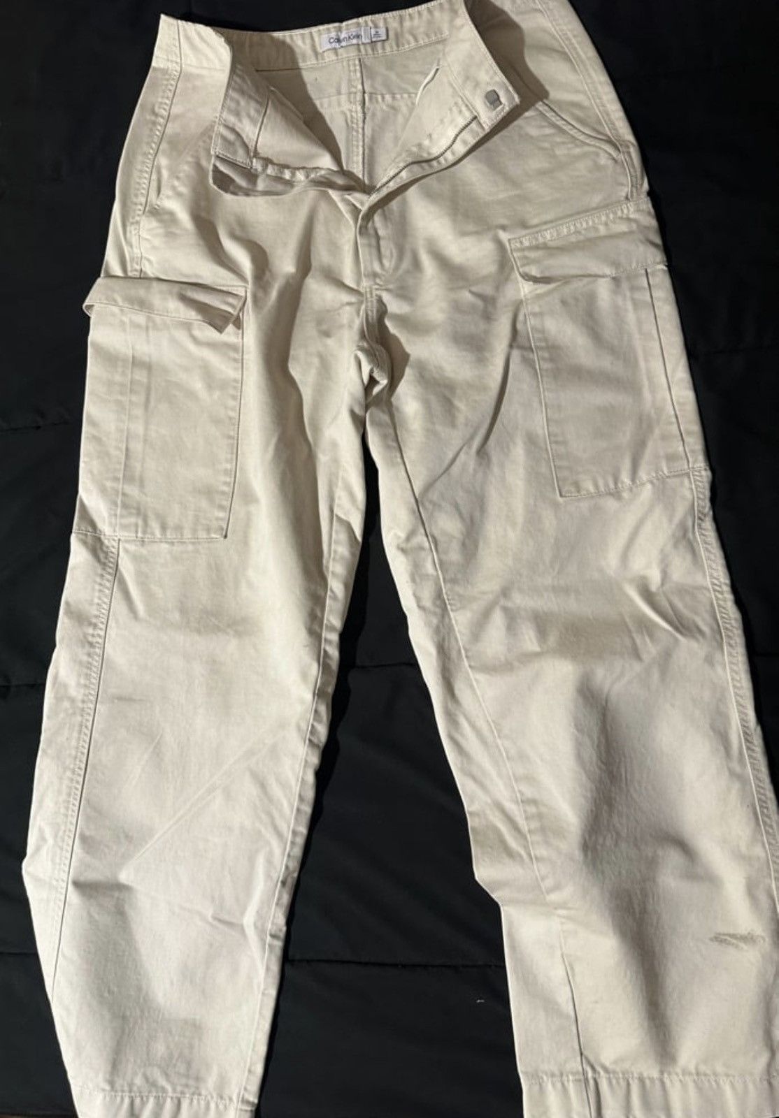 Calvin Klein Calvin Klein Cream Cargo Pants Size US 32 / EU 48 - 3 Thumbnail