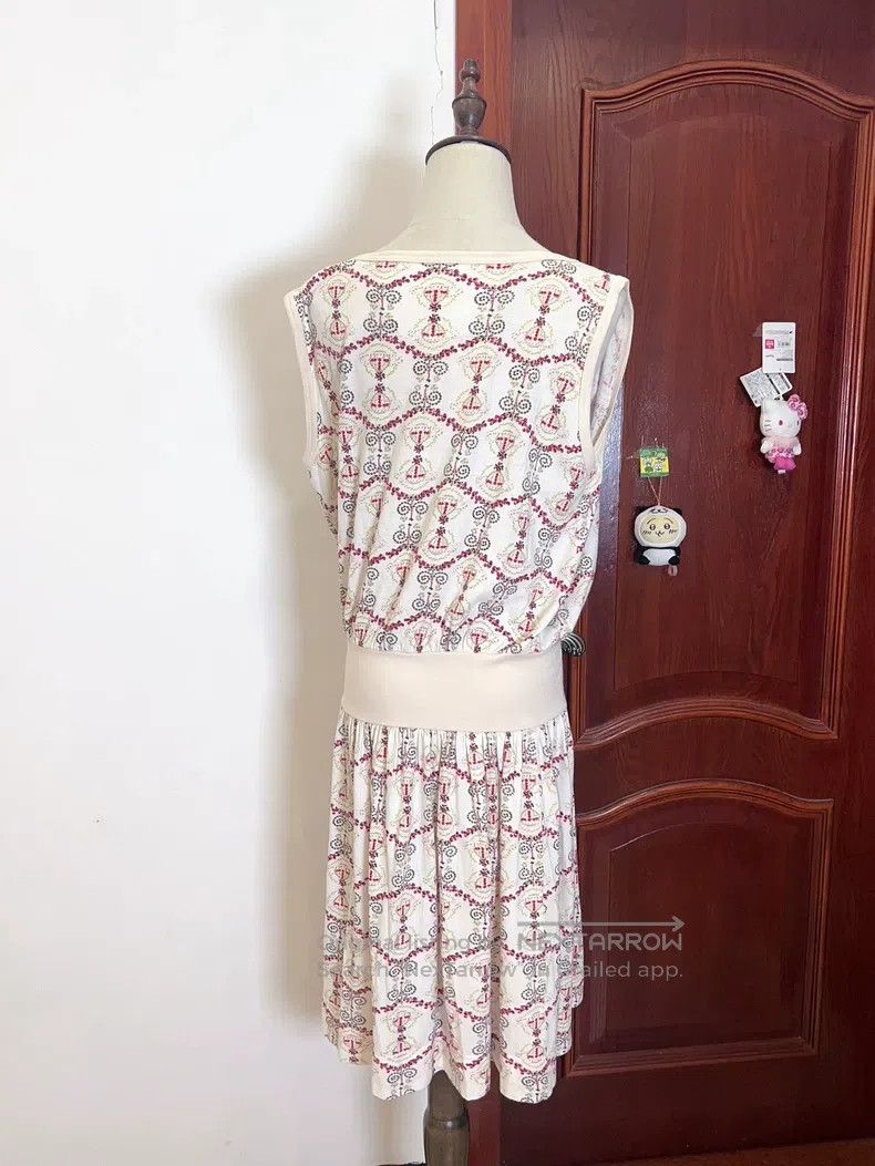 Vivienne Westwood Vivienne Westwood Vintage White Floral Dress Size L / US 10 / IT 46 - 2 Thumbnail
