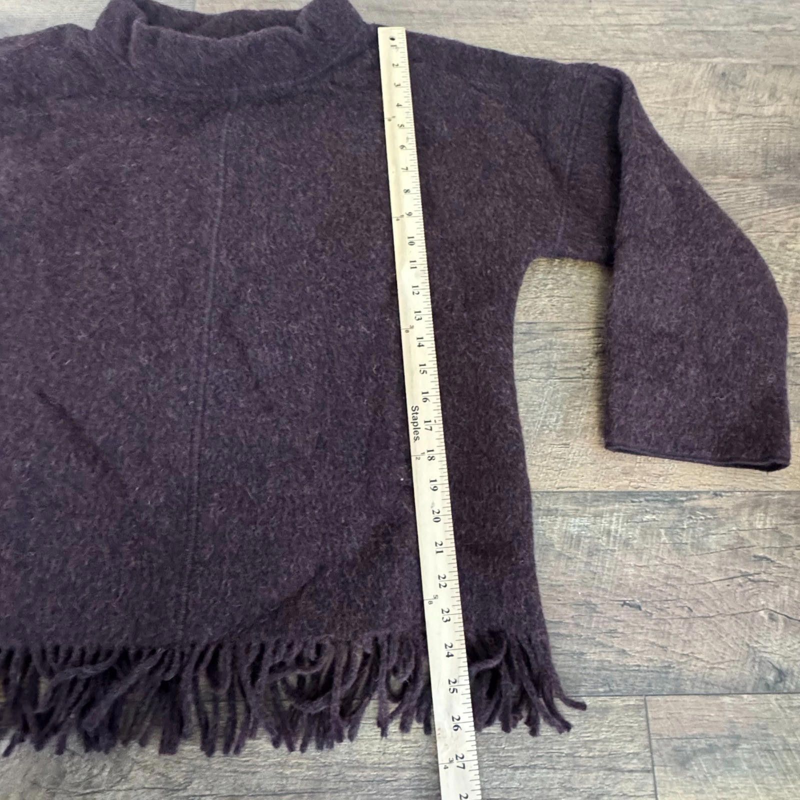 J.Crew Vintage J. Crew Wool Sweater Maroon/Purple Pullover Sz MED Size M / US 6-8 / IT 42-44 - 9 Thumbnail