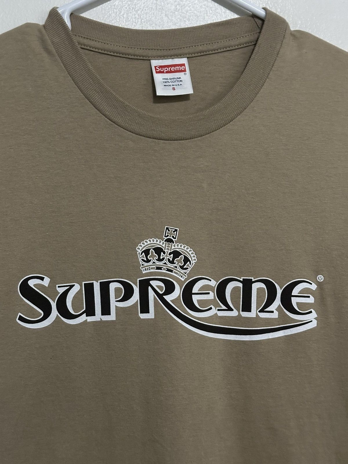 Supreme Supreme Crown Tee Size US S / EU 44-46 / 1 - 2 Thumbnail