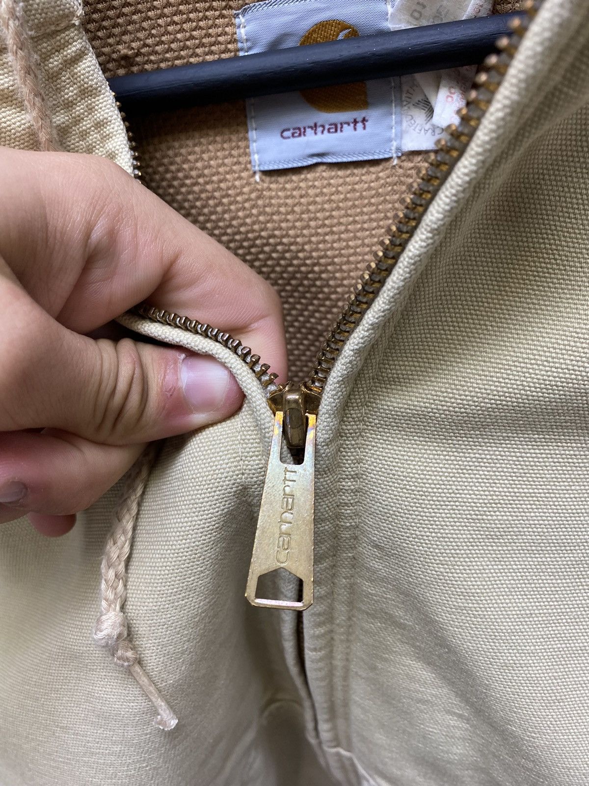 Carhartt × Vintage Y2K Carhartt Hooded Jacket / Coat - Hype Vintage Size US L / EU 52-54 / 3 - 10 Thumbnail