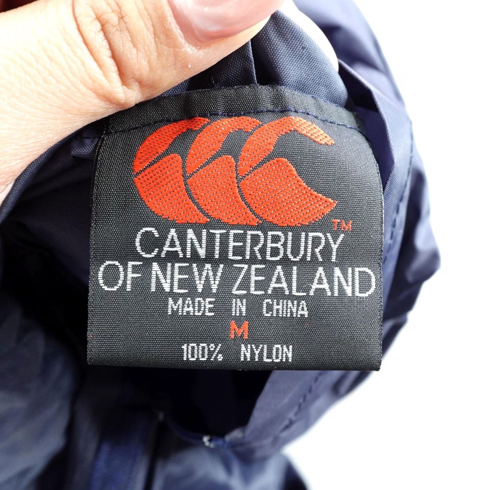 Vintage VINTAGE Canterbury Of New Zealand Rugby Jacket Anorak Windbreaker Blue Medium Mens Size US M / EU 48-50 / 2 - 7 Thumbnail