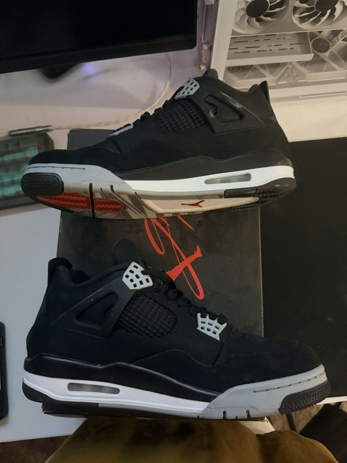 Jordan Brand Jordan 4 Retro RE Black Canvas Size US 10 / EU 43 - 1 Thumbnail