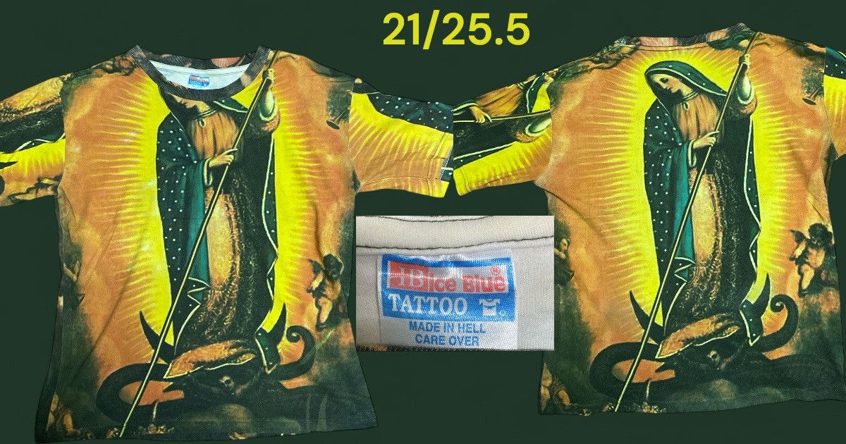 Other Y2K All Over Print Virgin Mary Guadalupe AOP Tee Size US L / EU 52-54 / 3 - 1 Thumbnail
