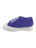 image of Marni O1W1Db10524 Faux Fur Sneakers In White/blue, Men's (Size 11)