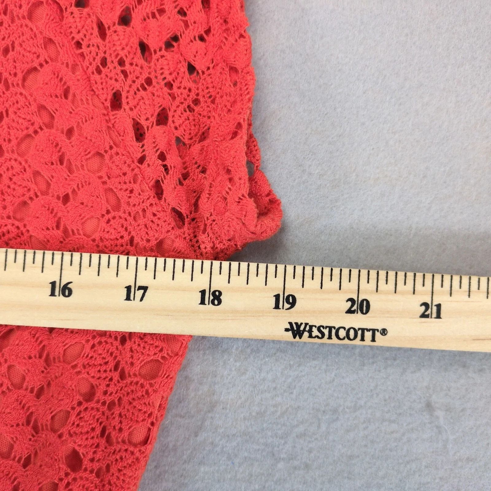 Almost Famous Almost Famous Orange Crochet Lace Skater Mini Dress, XL Size XL / US 12-14 / IT 48-50 - 6 Thumbnail
