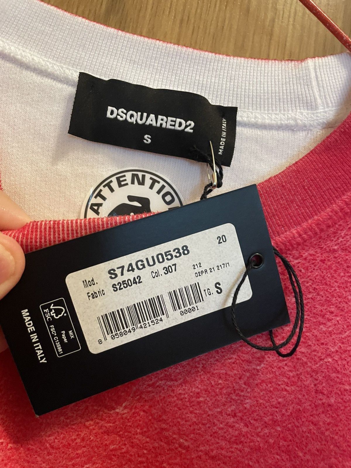 Dsquared2 Dsquared2 Felpa Sweater Airbrush Size S Sponge Efx S74GU0538 Size US S / EU 44-46 / 1 - 5 Thumbnail