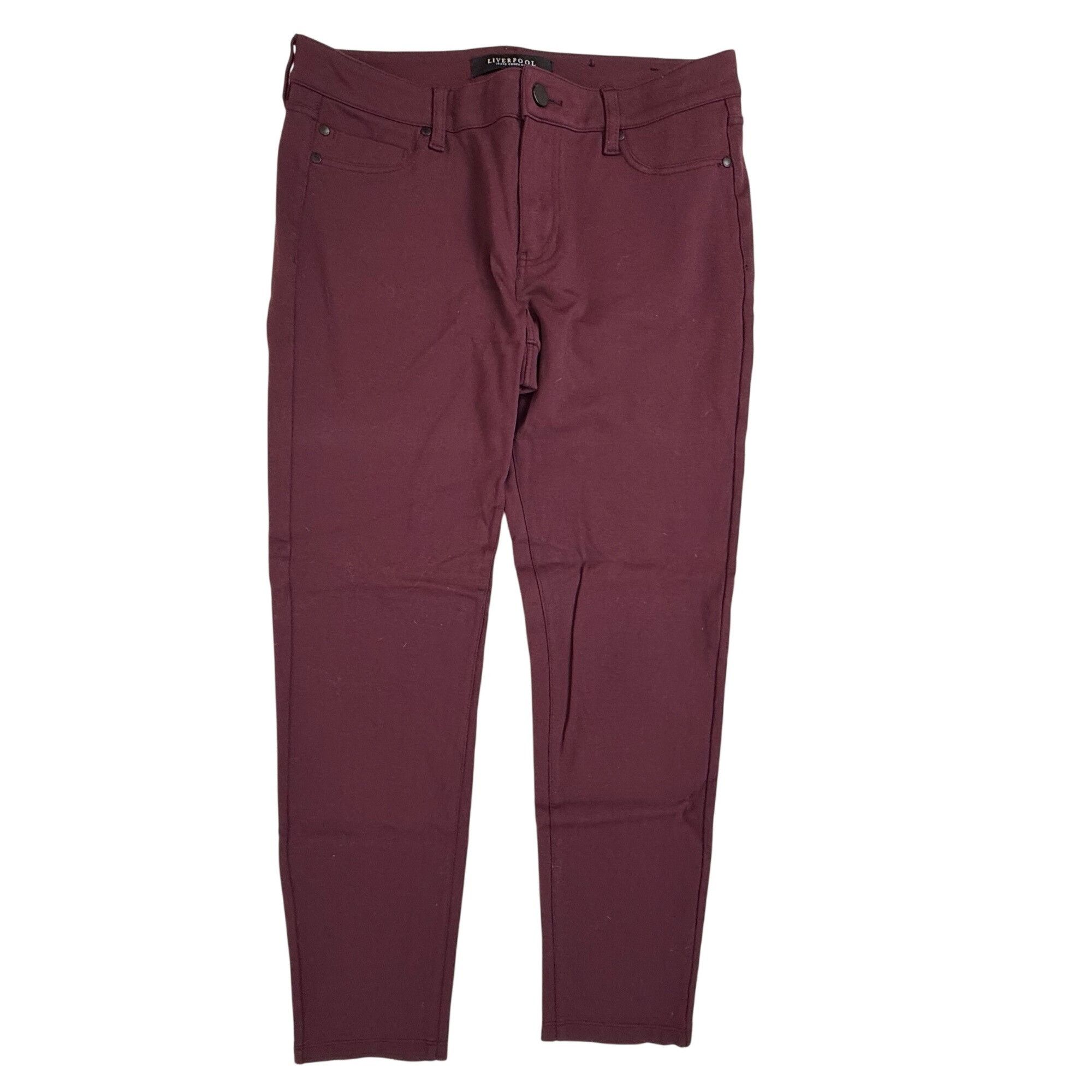 Other Liverpool Women's Port Wine Ankle Skinny Stretch Jeans Pants Size 30" / US 8 / IT 44 - 1 Thumbnail