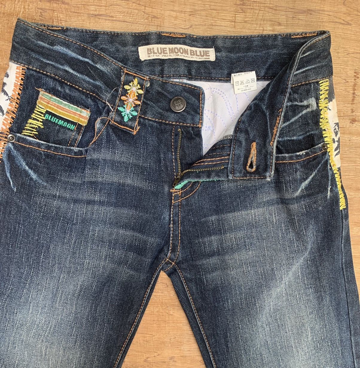 Hysteric Glamour × Japanese Brand × Vintage Blue Moon Blue Welina Flare Inspired by Hysteric Glamour Size US 29 - 15 Thumbnail
