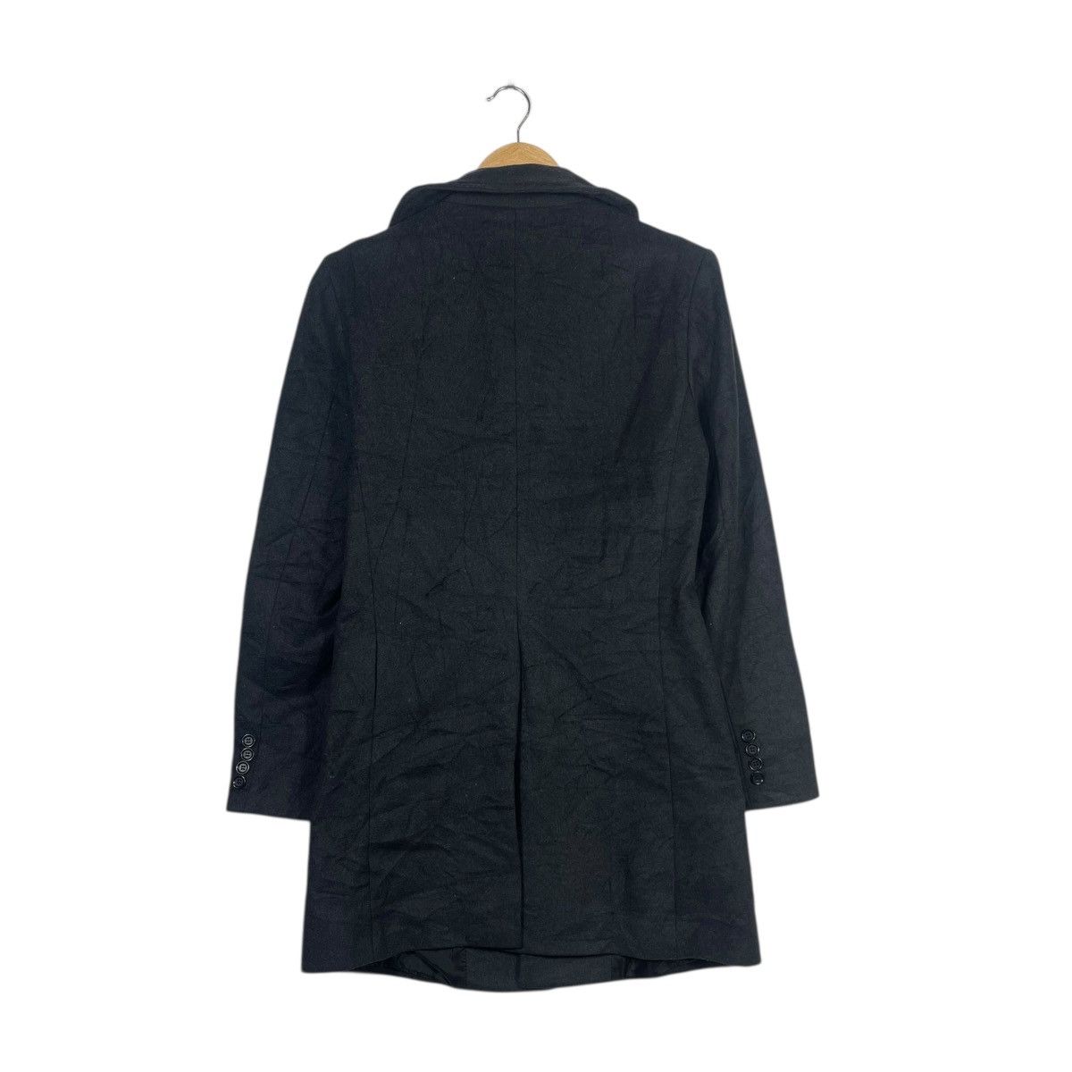 Attachment Attachment Wool Blend Hidden Button Coat Charcoal Grey Size US L / EU 52-54 / 3 - 4 Thumbnail