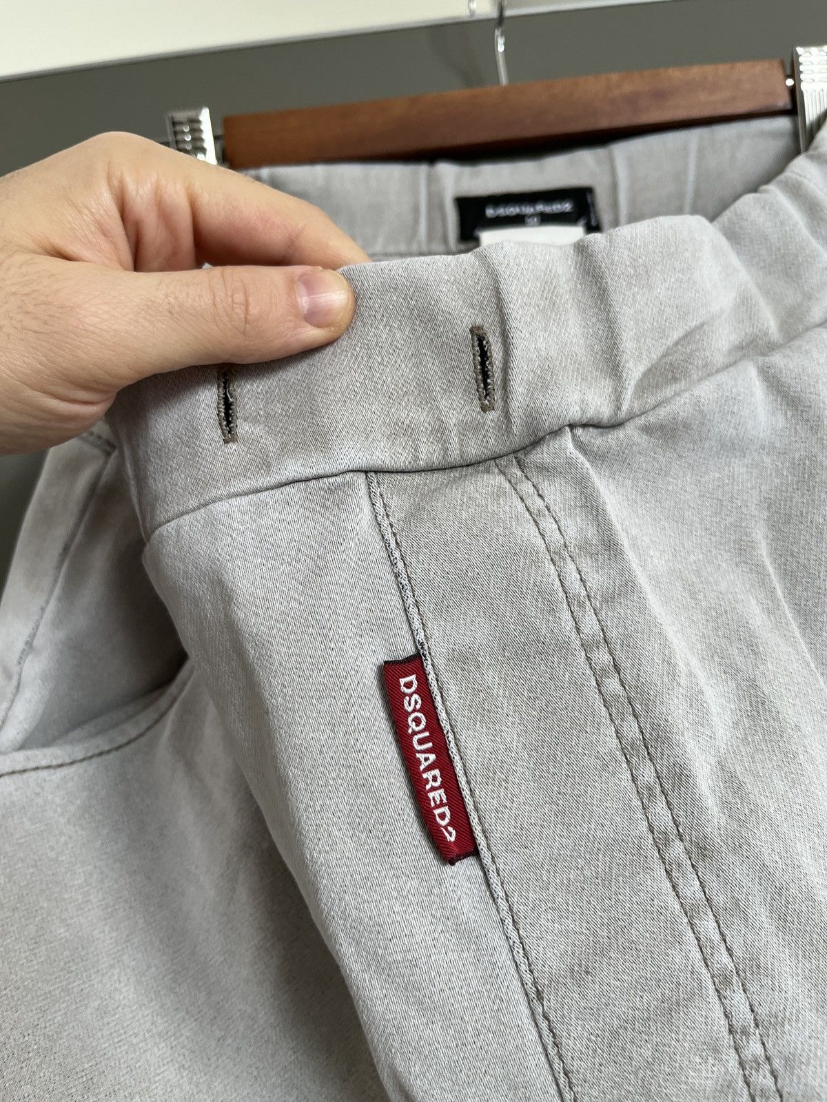 Dsquared2 Dsquared2 White Cotton Cargo Joggers Size US 34 / EU 50 - 5 Thumbnail