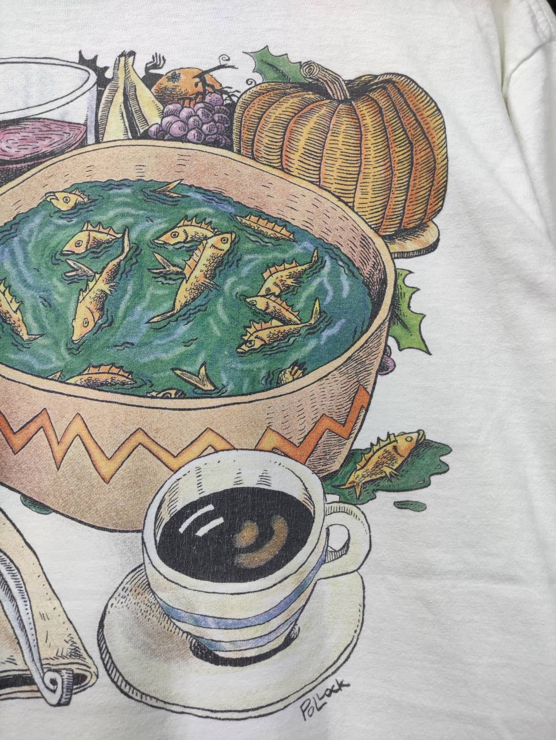 Band Tees Vtg 90's Phish " The Taste Treat Kids Love! " Pollock Art Size US XL / EU 56 / 4 - 11 Thumbnail