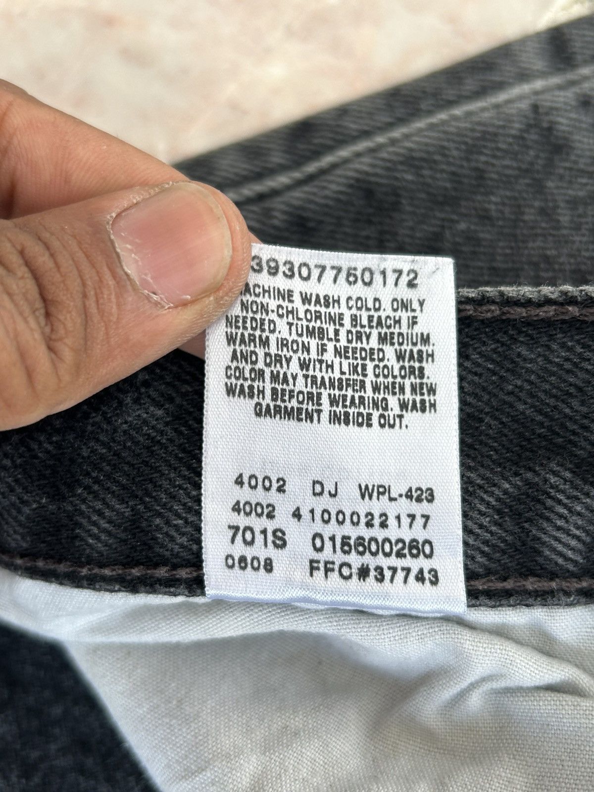 Levi's Levis 560 W46 Superblack Denim Jeans Size US 44 / EU 60 - 12 Thumbnail