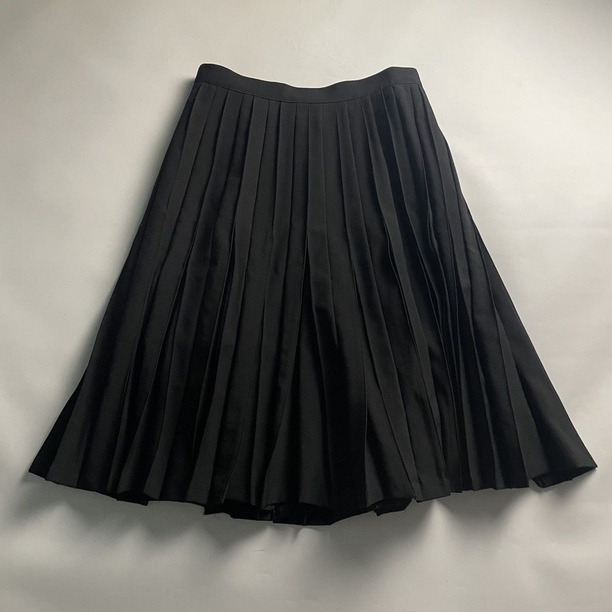 Junya Watanabe Junya Watanabe Comme des Garçons Pleated Wool Skirt Size 28" / US 6 / IT 42 - 1 Thumbnail
