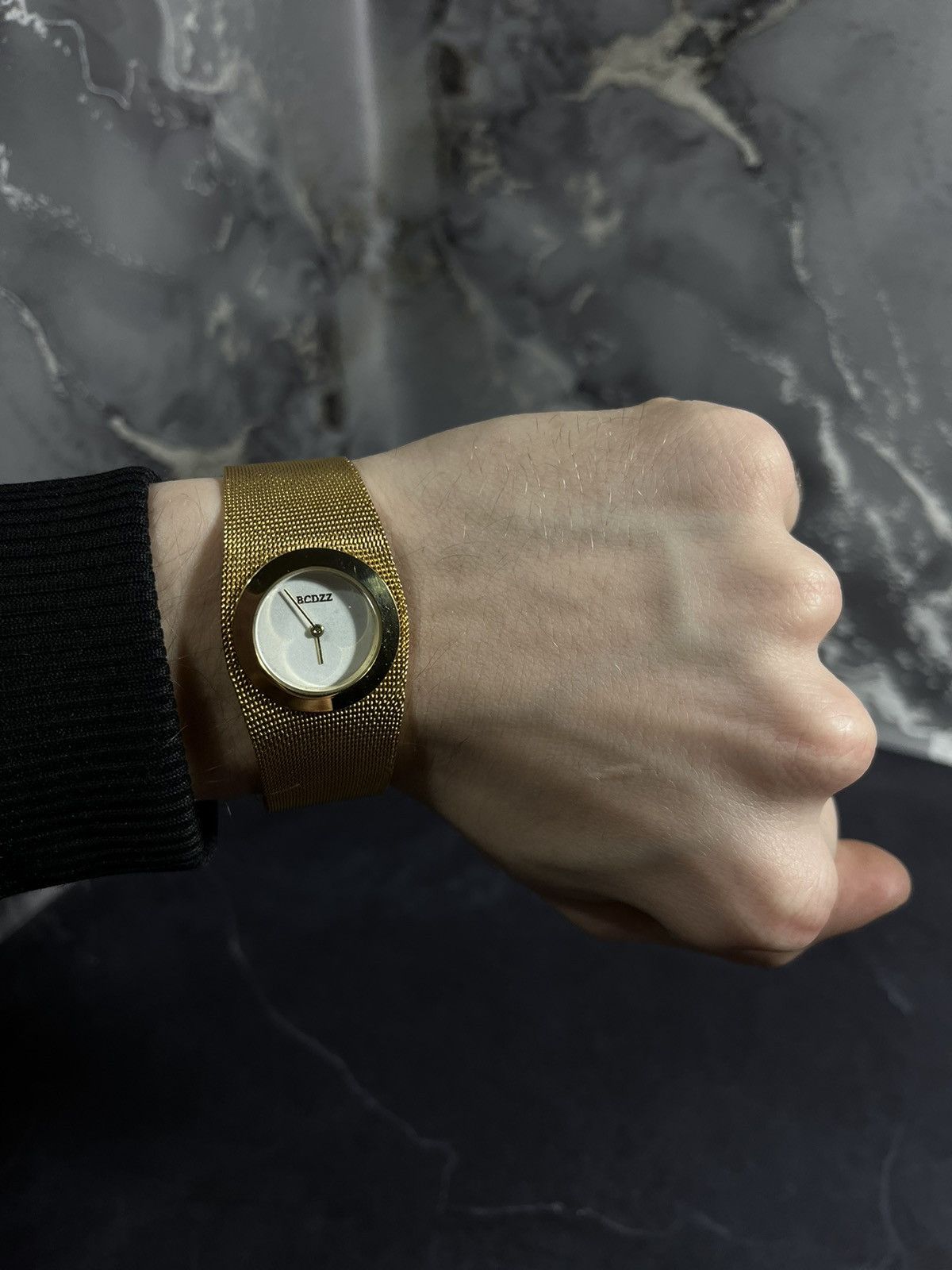 Hysteric Glamour Minimalist BCDZZ Gold Mesh Watch Japanese Quartz Size ONE SIZE - 2 Thumbnail