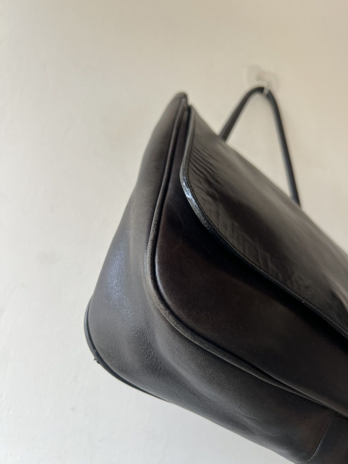 Leather Vintage B. Stuff Japan Patina Black All Leather Bag Size ONE SIZE - 20 Thumbnail