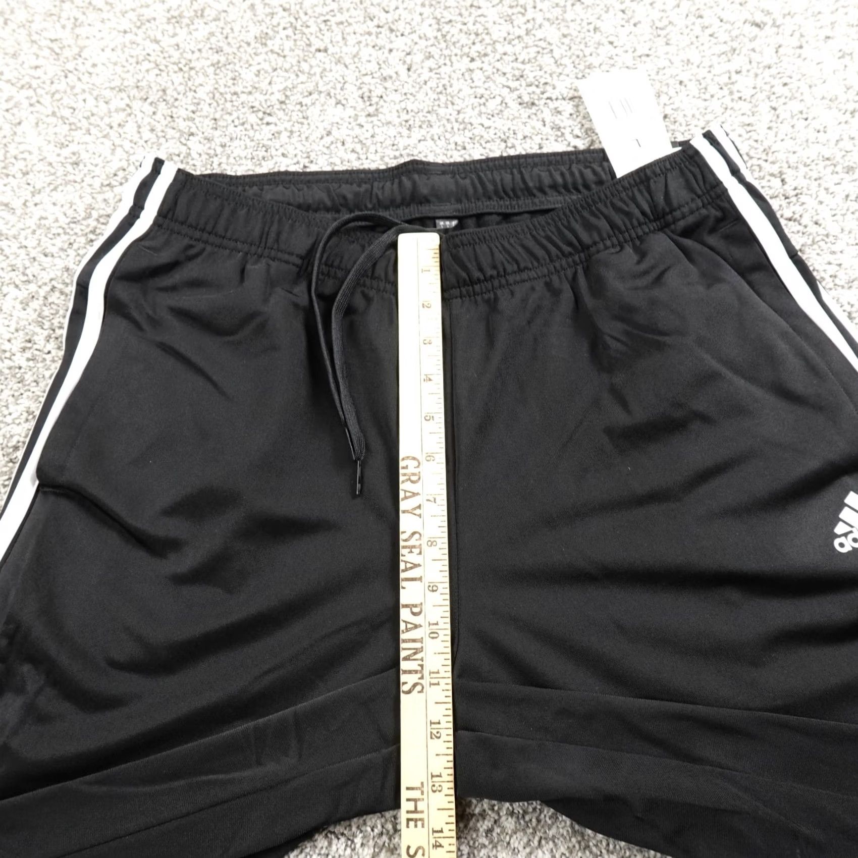 Adidas Adidas Pants Mens L Black Performance Joggers Track Warm Up Drawstring Sweatpants Gym Run Workout Train Size US 32 / EU 48 - 5 Thumbnail