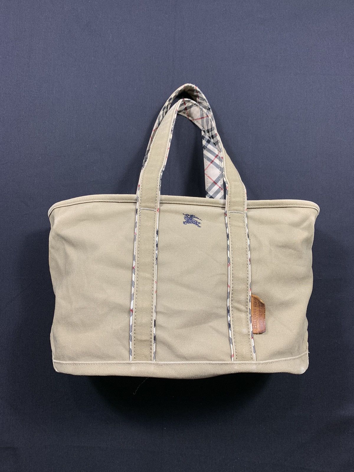 Burberry BURBERRYS CANVAS NOVA CHECK BAG Size ONE SIZE - 3 Thumbnail
