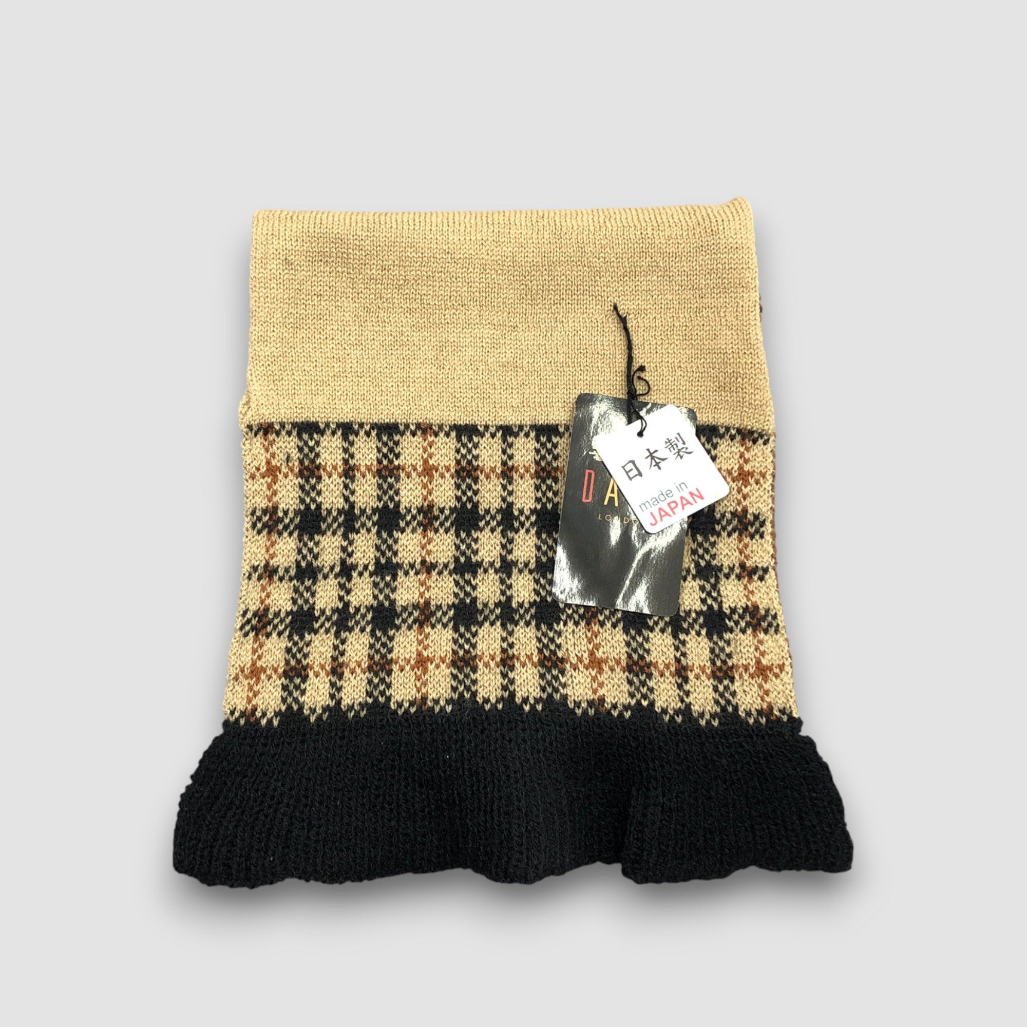 DAKS NWT Vintage Daks London Scarf Muffler Wool Knit Neck Scarves Size ONE SIZE - 4 Thumbnail